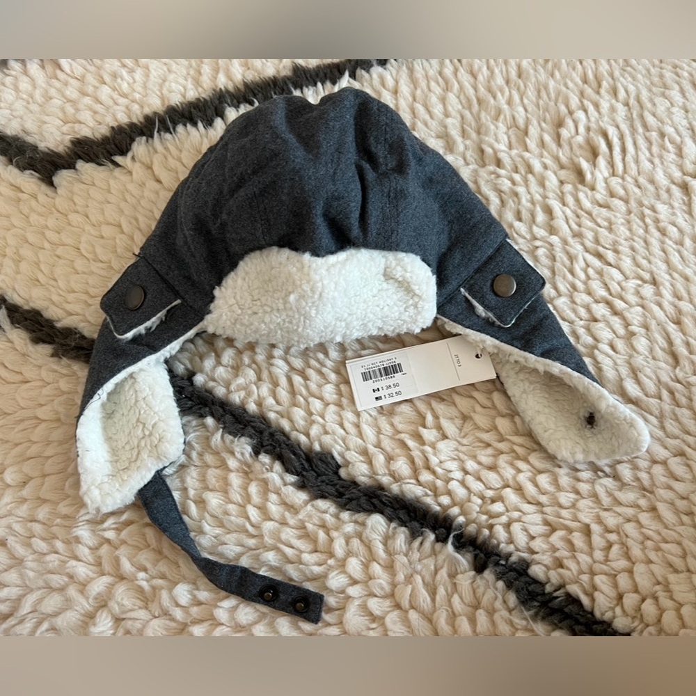 NWT Janie and jack trapper hat 2-3y new
